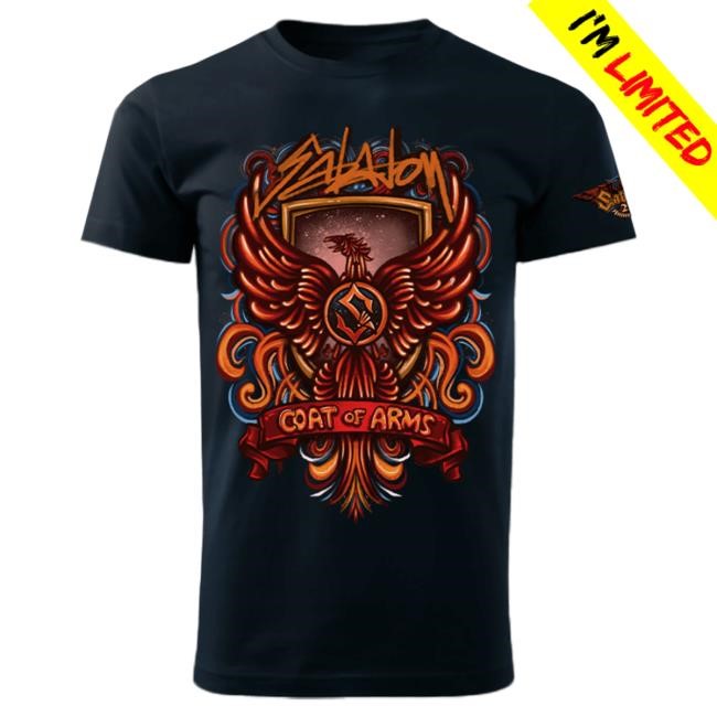 Official Sabaton Merch Store Sabaton Coat Of Arms Special Edition Shirt 2024 Sabaton Shop