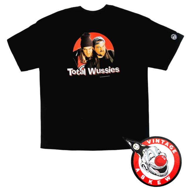 Official Jay and Silent Bob Merch Store Vintage "Total Wussies!" New Shirt JayandSilentBob