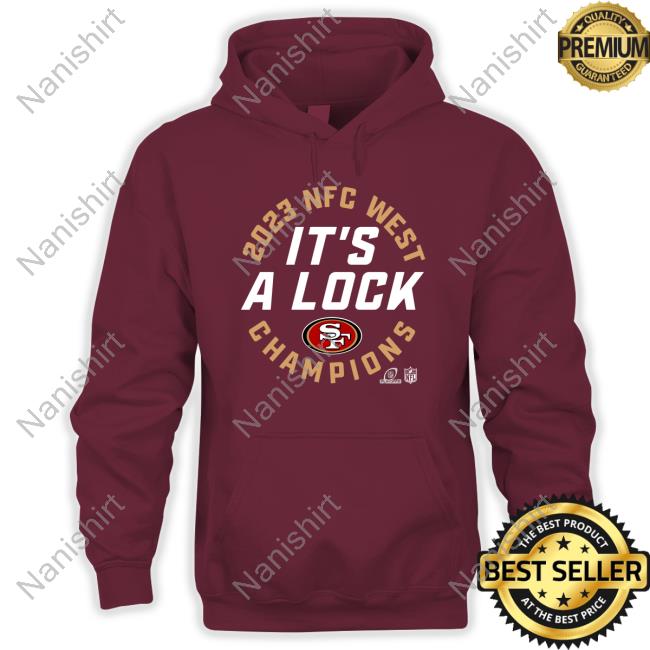Official San Francisco 49Ers 2023 Nfc West It's A Lock Champions Shirt