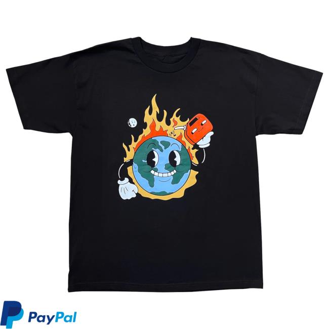 Official Ideologie Shop Merch Ideologie World On Fire T Shirt
