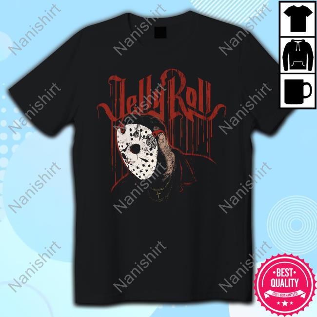 Official Jelly Roll Merch White Mask Tee