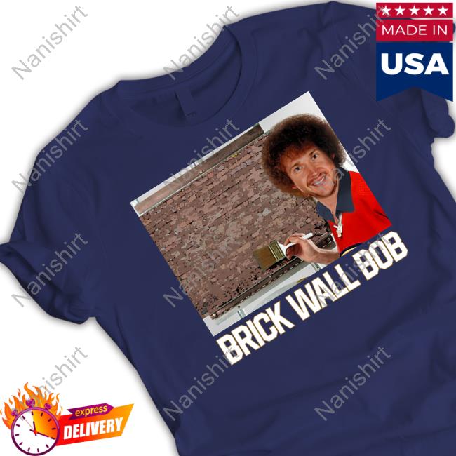 Spittin' Chiclets Brick Wall Bob Painting Shirt