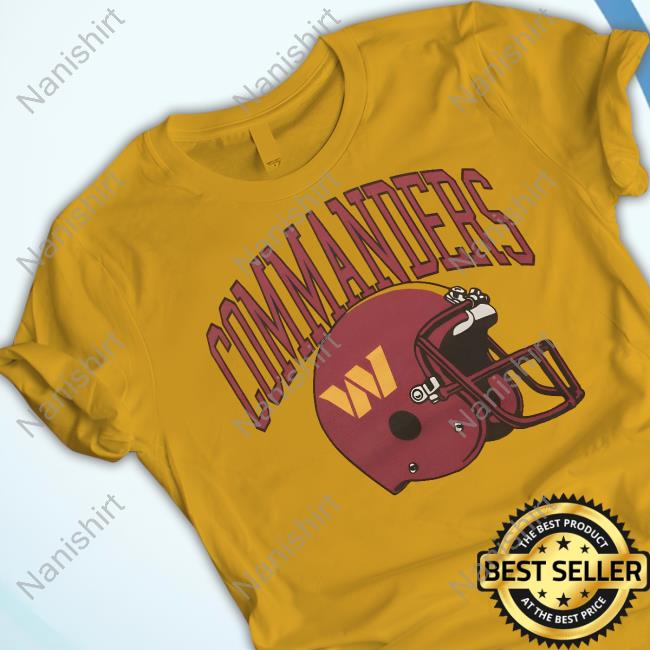 Official Washington Commanders Helmet Shirt