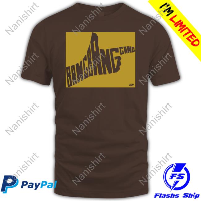 Official Bullet Club Gold Bang Bang Gang T Shirts