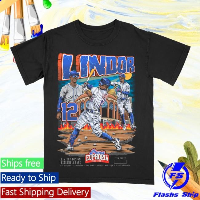 Planet Euphoria Merch Francisco Lindor New T-Shirt #/500 – Euphoria Shop