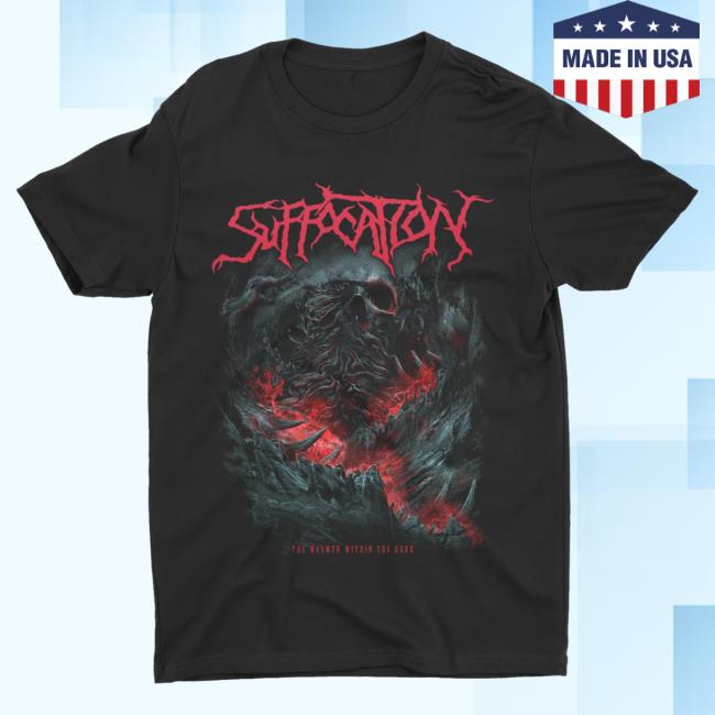 Official Night Shift Merch Indie Merch Store Suffocation - The Warmth Within The Dark T-Shirts Nightshiftmerch Indiemerchstore