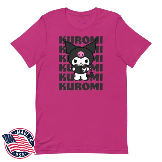 Official Sanrio Apparel Clothing Kuromi Merch Kuromi Watashi Wa T-Shirts Berry Sanrio Shop Store