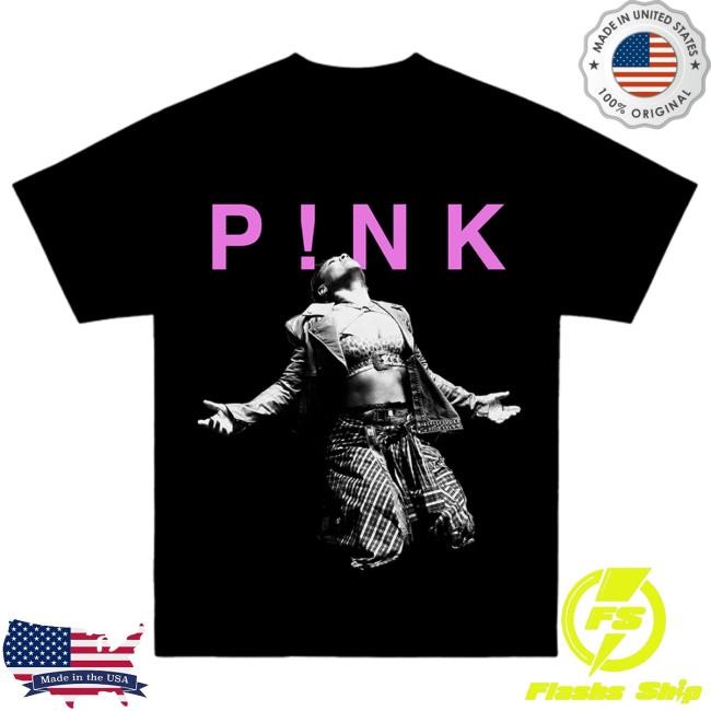 Official Pink Merch P!NK Trustfall Praise Black Tee