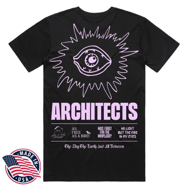 Official Architects Merch Store Shop Architects The Eye Between Black Hot Shirt