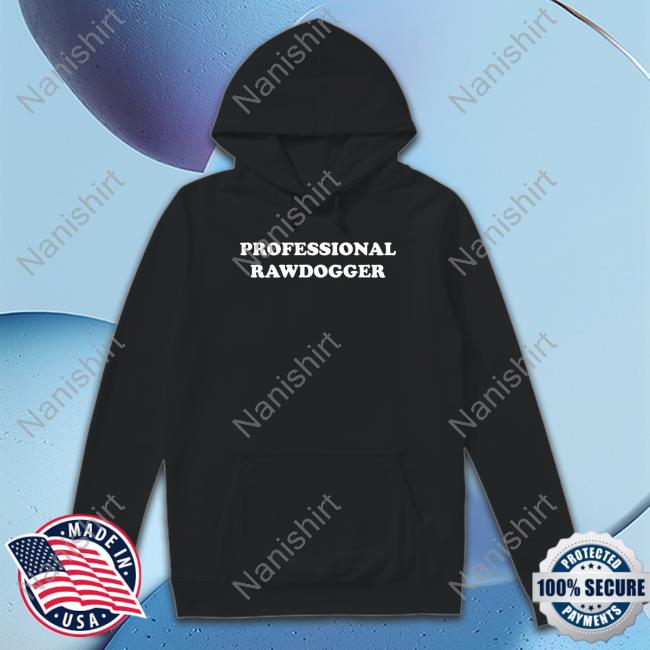 Official Jidion Merch Professional Rawdogger Black T Shirt