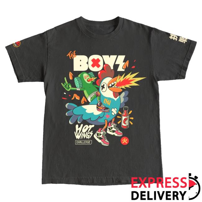Official The Boys Merch TheBoys Hot Wings T-Shirts Yeptheboys Apparel Clothing Store Shop