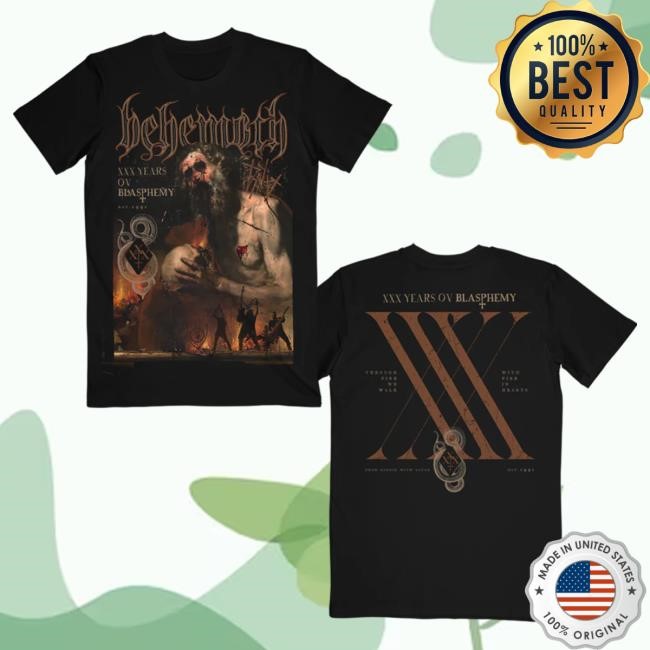 Behemoth XXX Years Ov Blasphemy Cover Tee