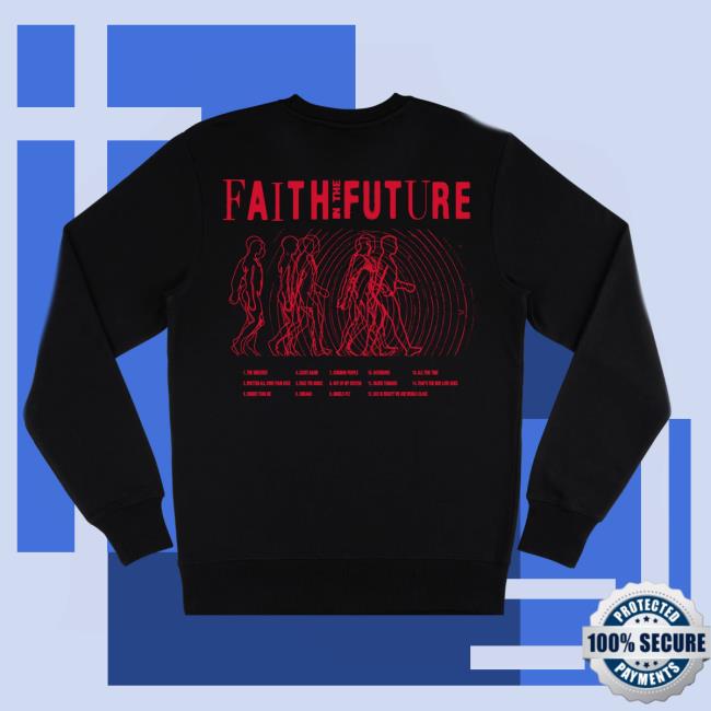 Official Louis Tomlinson Merch Store Louis Tomlinson Faith In The Future Hand Tracklist Black Hoodies LouisTomlinson Apparel Clothing Shop