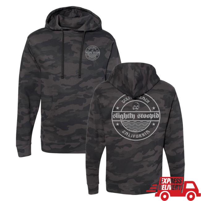 Official Slightly Stoopid Merch Store Shop Slightly Stoopid Stoopid Wax Sweatshirt (Black Camo) SlightlyStoopid