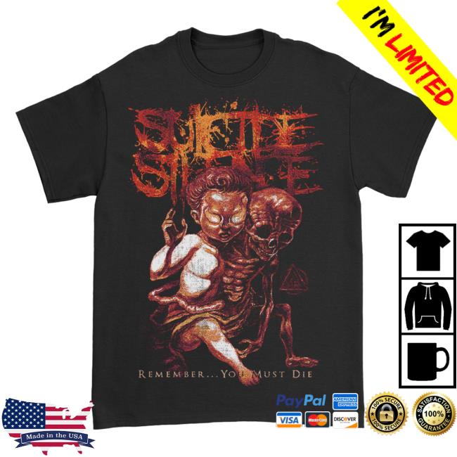 Official Suicide Silence Merch Suicide Silence Remember…You Must Die Hoodies Black SuicideSilence