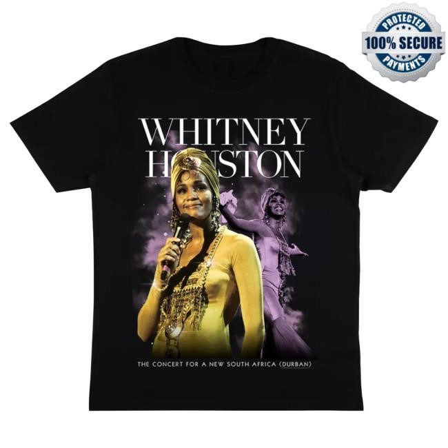 Official Whitney Houston Clothing Store Shop Whitney Houston The Concert For A New South Africa Collage Attractive Shirt