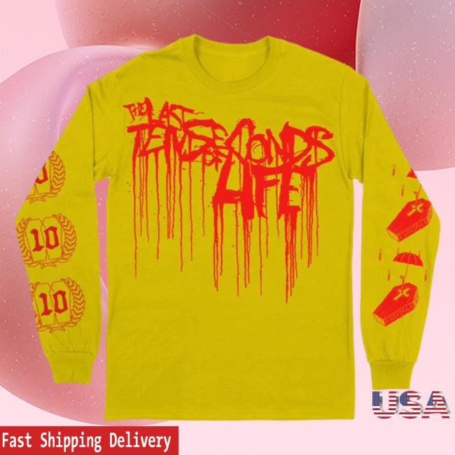 Official The Last Ten Seconds Of Life Rising Merch The Last Ten Seconds Of Life - Yellow Coffin Long Sleeve Hot Shirt Risingmerch