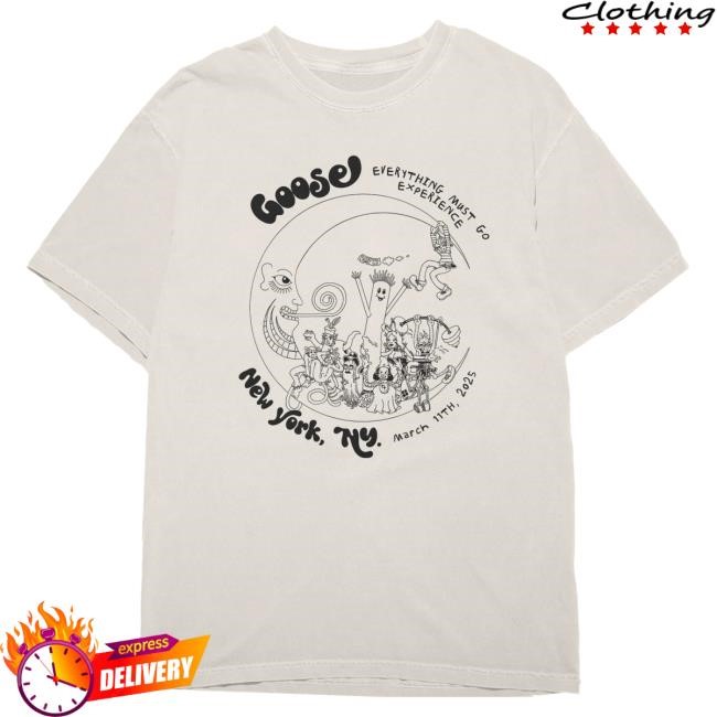 Official Goose The Band Merch Vintage EMG Experience Shirt 2025 Goosetheband
