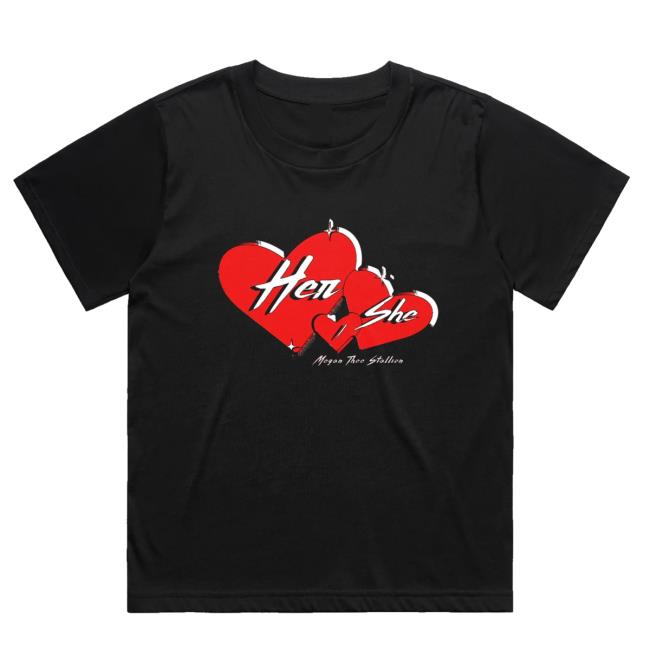 Official Megan Thee Stallion Her/She Hearts Sweatshirt