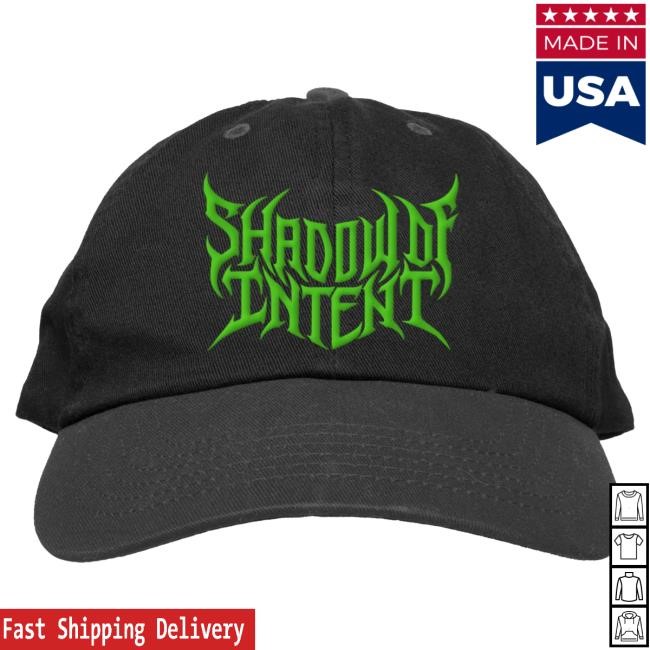 Official Indie Merch Store Shadow Of Intent "Logo (Green)" Dad Cap IndieMerchStore