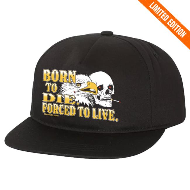 Official TeamSesh Merch "Borntodie" Cap Team Sesh Merch