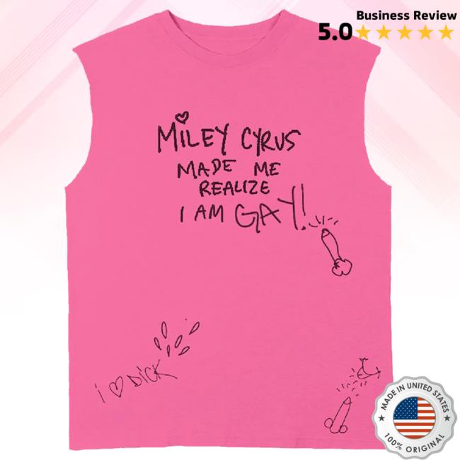 Official Merch Bar Miley Cyrus Merch Store Miley Made Me Gay Top Shirt MerchBar MileyCyrus Apparel Clothing Shop