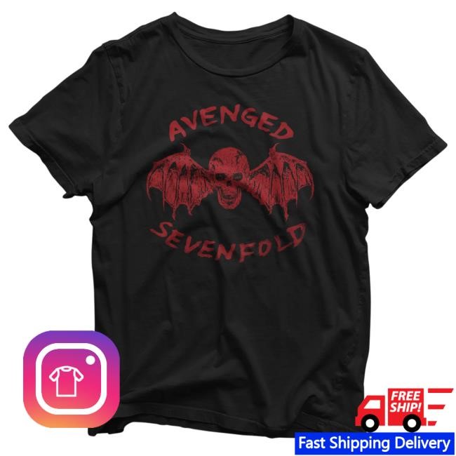 Official Avenged Sevenfold Merch Store Wesbat Classic Red Concert - Hot Shirt A7X World