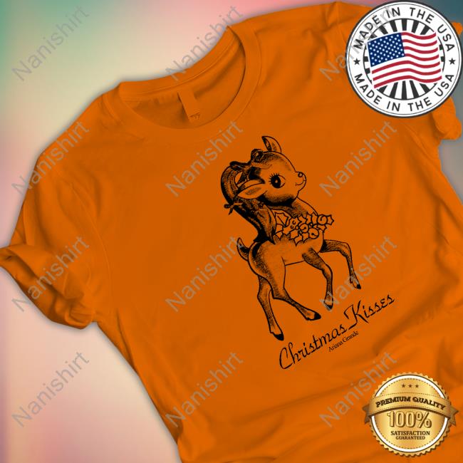 Ariana Grande Merch Christmas Kisses Reindeer Crewneck