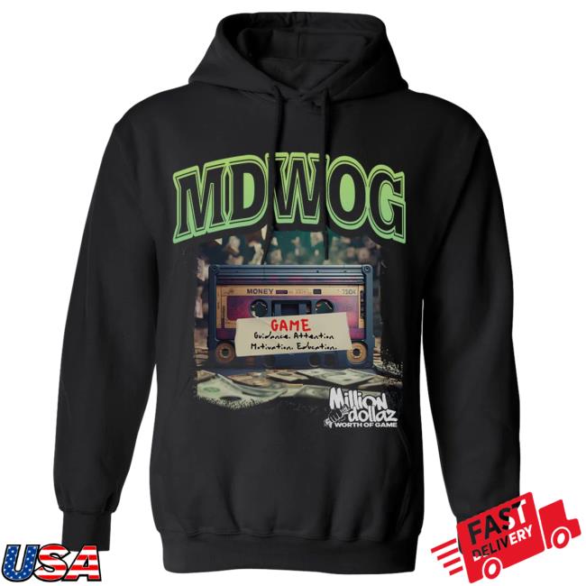 Official Barstool Huskies Merch Store Million Dollaz Worth Of Game Mdwog Cassette Hoody Barstoolhuskies Apparel Clothing Shop
