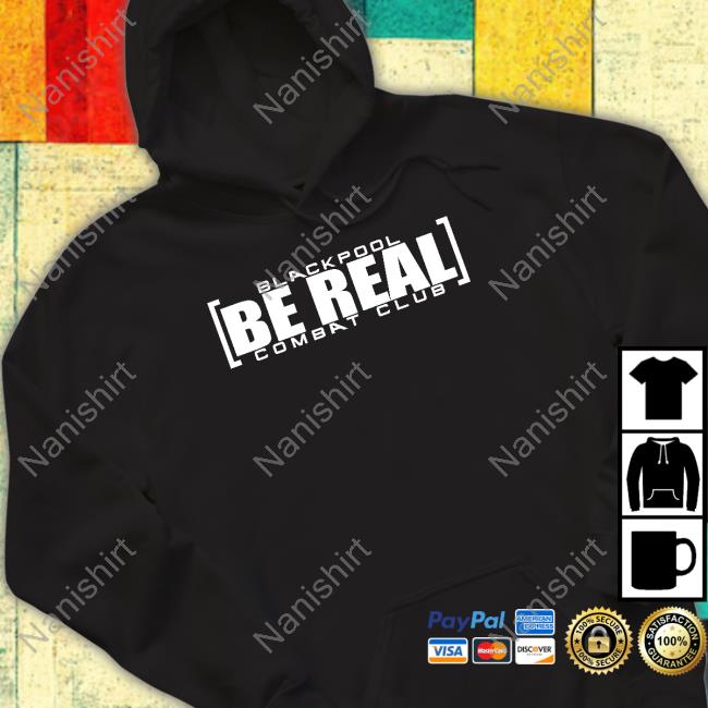 ShopAEW Merch Blackpool Be Real Tee