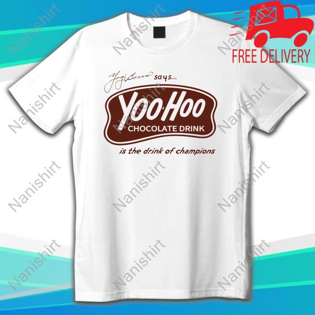 Yogi Berra Drink YooHoo Shirt New