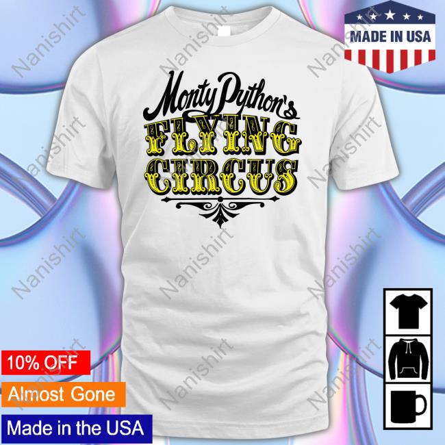 Monty Python Flying Circus Yellow Logo T-Shirt