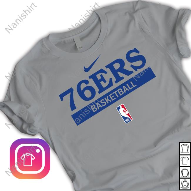 Official Nba Store Philadelphia 76ers 2022/23 Legend On-Court Practice Performance T Shirt