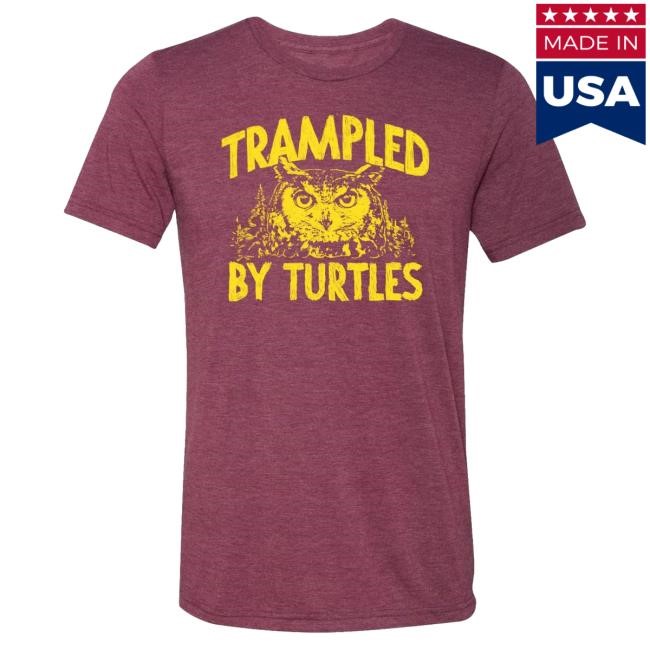 Official Trampled By Turtles Merch Summercamp Owl Popover Shirt