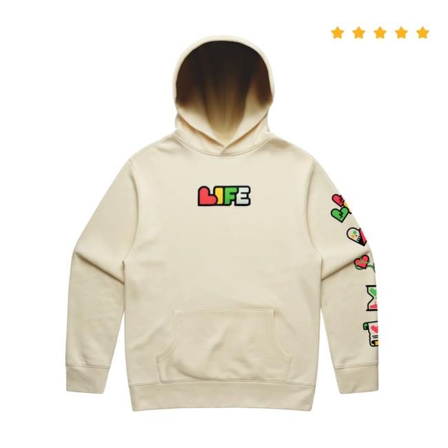 Life Series Merch Life Logo Zip Up Hoodie