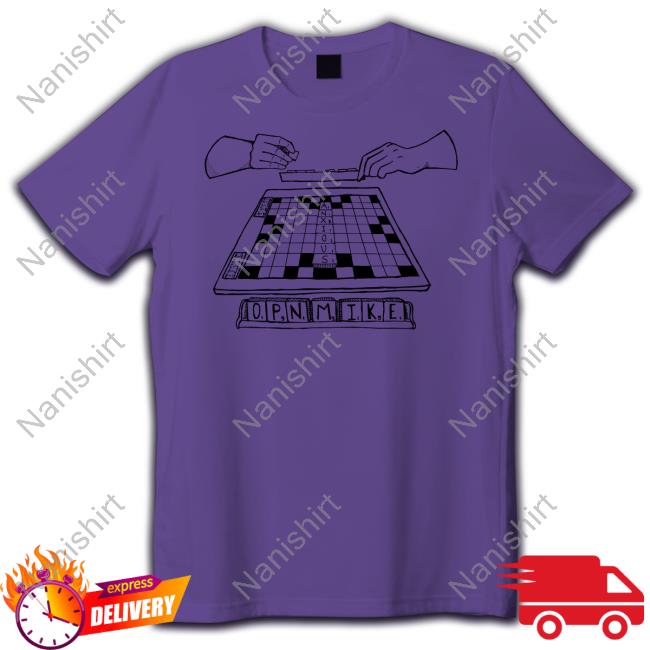 Official Central Merch Open Mike Eagle Scrabble Shirt