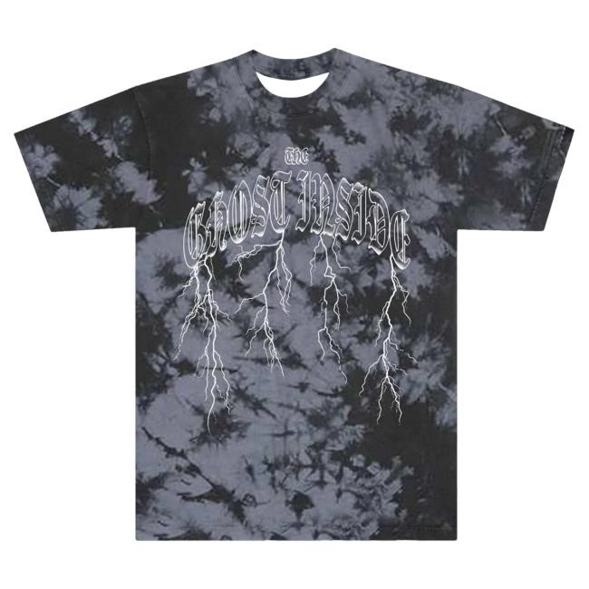 Official The Ghost Inside Merch Store The Ghost Death Lightning Tee (Tie Dye)