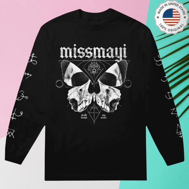 Official Merch Now Now Miss May I Occult Black Longsleeve MerchNow