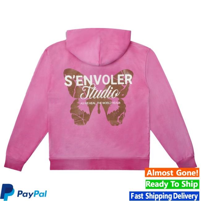 Official Senvoler Store Shop Senvoler Studio The Pink Zip-Up Popover Hoodie