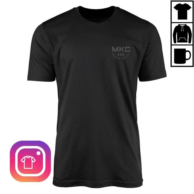 Official Montana Knife Company Mkc Tactical Stacked Tshirt - Black
