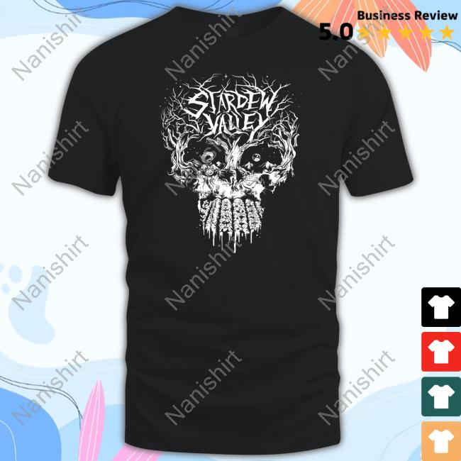 Official The Yetee Merch Skulldew Valley Tee