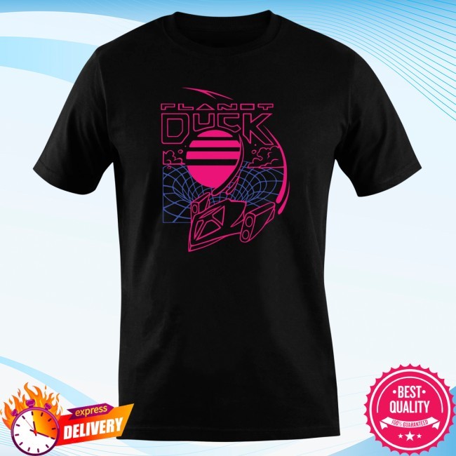 Neon Time Travel Tee Quackity Merch Shop