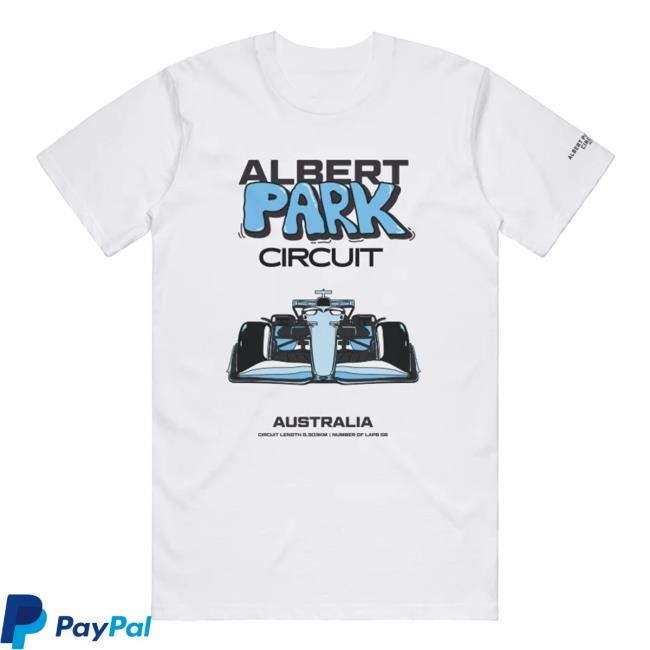 Albert Park Circuit Blue Car New Tee Australian Grand Prix Store