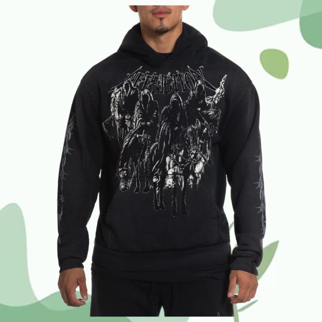 Official AfflictionClothing Apparel Store Affliction Clothing Live Fast Black Night Hood