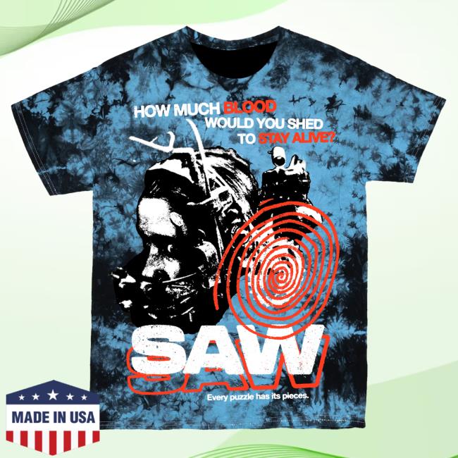 Official Studiohouse Designs Merch Store Saw Classic Tiedye Attractive Shirt Ungrateful (Blue) Studiohouse Designs Apparel Clothing Shop StudiohouseDesigns