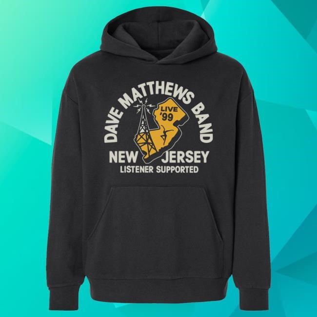 Official Dave Matthews Band Merch Store Listener Supported Top Shirt Black