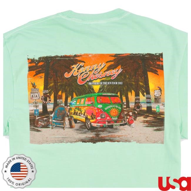 Kenny Chesney Brothers of the Sun Tour New Shirt - Island Reef