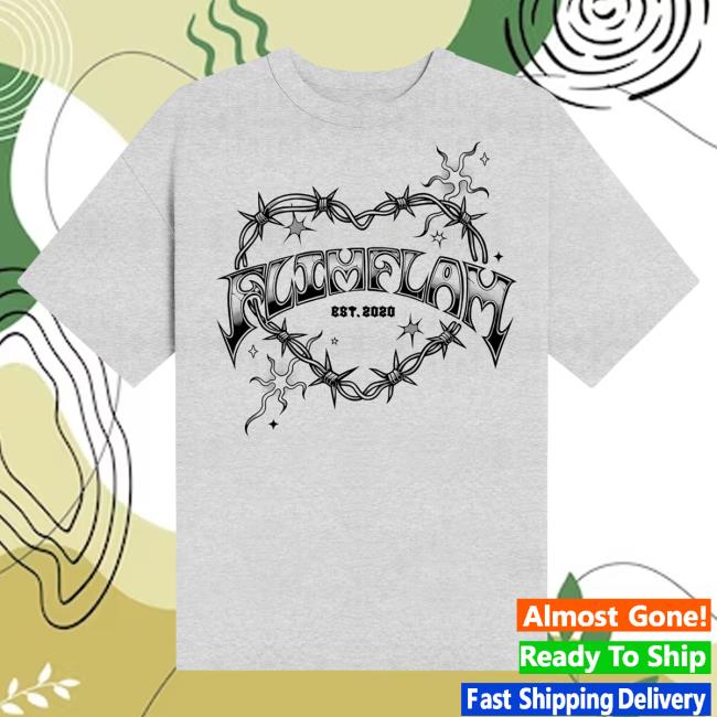 Official Flim Flam Merch Store FF Barbed Wire Tees Grey FlimFlam Apparel Clothing Shop