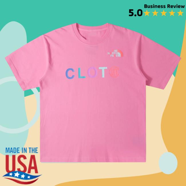 Official Juice Store Merch Juice Store CLOT x The North Face U LOGO Tshirt (Pink) Juicestore Apparel Clothing Shop