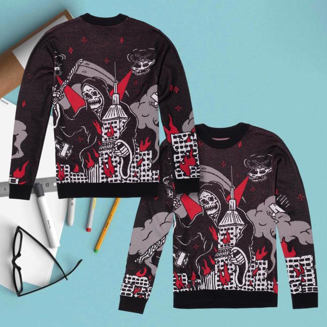 Lurking Class Clothing Destroy Sweatshirts Black LurkingClass